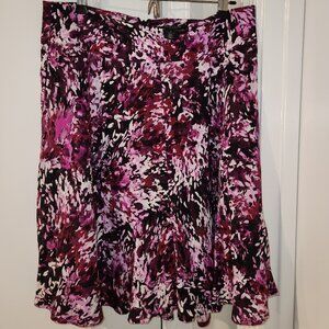 White House Black Market ruffle skirt